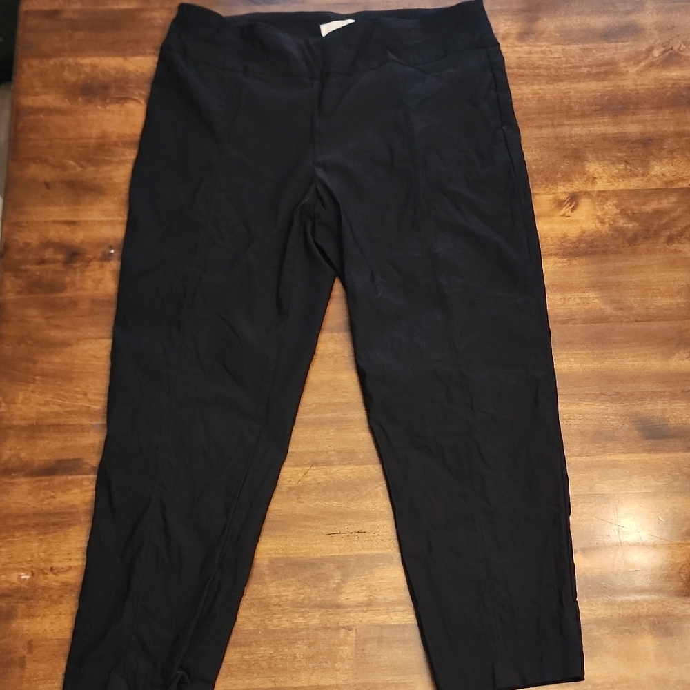 New Directions Black Chinos Versatile Comfort